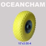 Yellow Colour PU Wheels for Sale