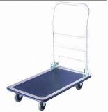 Foldable Platform Hand Truck with 4-Inch PE Wheels, Made of Metal, pH1508A