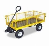 Garden Cart with 10-Inch X 3.50-4 Air Wheels, Can Be Used for Holding Flowerpots (TC4205G)