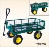 Tc4208 Folding Garden Cart Garden Wagon with Powder Coated Surface