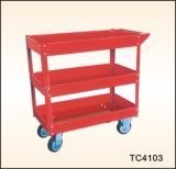 Service Cart with 3-Shelf, Made of Steel (TC4104)