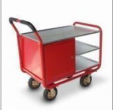 UV-Resistant Tool Cart with Three Aluminum Layers Trolley, Suitable for Dining Room and Hotel