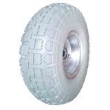 3.50-4 Flat Free Solid PU Tire for Casters, Hand Trucks, Trolleys