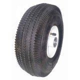 3.50-4 Pneumatic Tire Rubber Wheel for Casters, Hand Trucks, Wheel Barrows, Trolleys