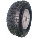 6.50-8 Pneumatic Tire Rubber Wheel for Casters, Hand Trucks, Wheel Barrows, Trolleys