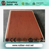 Slip resistant safety drainage rubber mat for kitchens