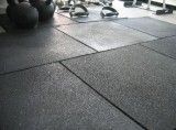Black Rubber Gym Floor Tiles (GT0203)