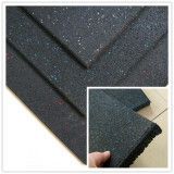 non-slip anti-fatigue resilient durable CrossFit fitness gym rubber flooring 1m*1m