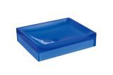SGS Transparent Resin Made Above-Mounted Wash Basins (AX1001 blue)