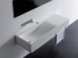 Sanitary Ware Acrylic Solid Surfae Bathroom Cabinet Bm8001