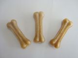 Natural Rawhide Pressed Bone 4"