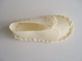 White Bleached Shoe 8"