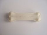 White Bleached Pressed Bone 4"