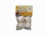 White Puffy Flat Knot Bone 4.5"