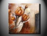 Flower Oil Painting on Canvas (SMF-01)