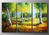 Natural Scenery Oil Paintings -Trees in The Forest