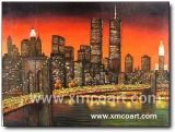 City Oil Painting