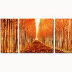 Absract Oil Paintings Art of Trees by Roadside (020)