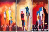 Abstract Figurative Oil Painting on Canvas