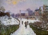 Classsical Oil Paintings -Snow Scenes of Village