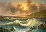 Sea in Oil Painting Art