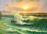 Handmade Sea Landscape Oil Painting