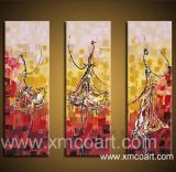 Group Abstract Figurative Oil Painting on Canvas