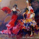 Dancer Oil Painting (KPP-11)