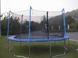 14ft Trampoline with Enclosure-Net Inside (20131208)