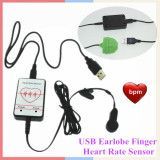 USB Earlobe Finger Heart Rate Monitor