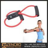 2014 Hottest Fitness "8" Shape Digital Latex Chest Expander Exercises