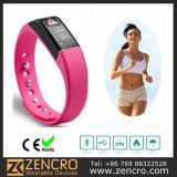 3D USB Recharge Waterproof Bluetooth Pedometer Watch with Step Counter