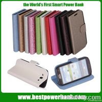 High quality PU leather case for Samsung i9300
