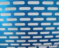 Oblong Hole Perforated Sheet Metal Perforated Sheet