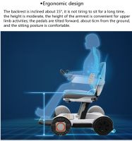 2024 New Arrival Aluminum Lightweight Folding Power Electric Wheelchair For Elderly