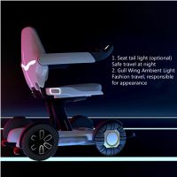 2021 China New Design Aluminum Lightweight Power Wheelchair That Fold Up By App