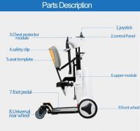 Aluminum Lightweight Foldable Electric Standing Power Wheelchairs