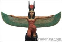 Winged Isis statue