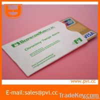 Nice Sale!!! Rfid Protectiv Paper Sleeve For Credit Card