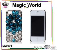 RHINESTONE BLING PHONE CASE FOR IPHONE4/4S