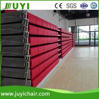 Factory price Retractable bleacher for sale bleacher chairs rail outdoor indoor retractable bleacher seating system JY-750