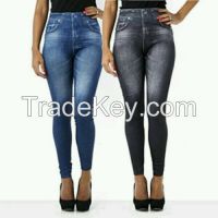 3D printed Sexy Woman Seamless Jeans Leggings jeggings footless jeans like tights