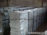 Zinc ingot high purity 99.99%!