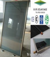 Flat panel solar water heater