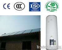 Flat panel solar water heater