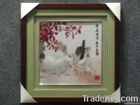 Chinese 100% handmade xiang embroidery - Lady Luck