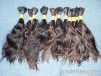 Chinese remy hair bulk 16"