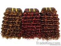 remy hair weft jerry curl