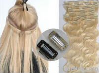 Remy clips in hair extension
