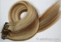 clips in hair extension--mixed color